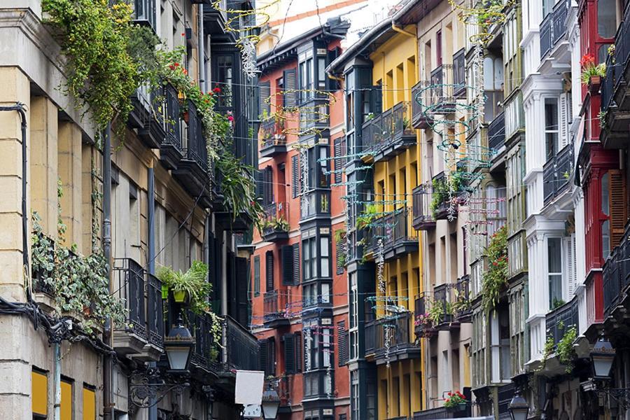Ferienwohnung Precioso Atico En Casco Viejo Bilbao Exterior foto